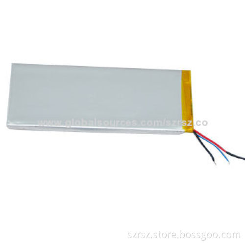 Lithium Polymer Batteries with 3.7V Voltage, 3,800mAh Capacity